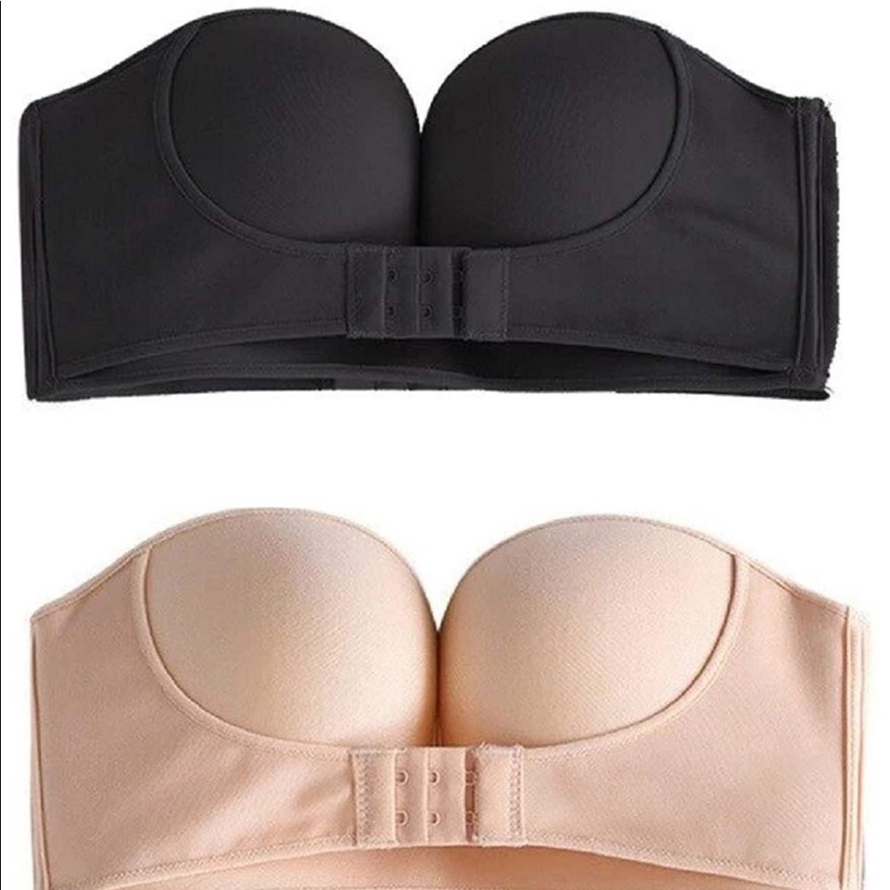 Strapless Front Buckle Lift Bra
